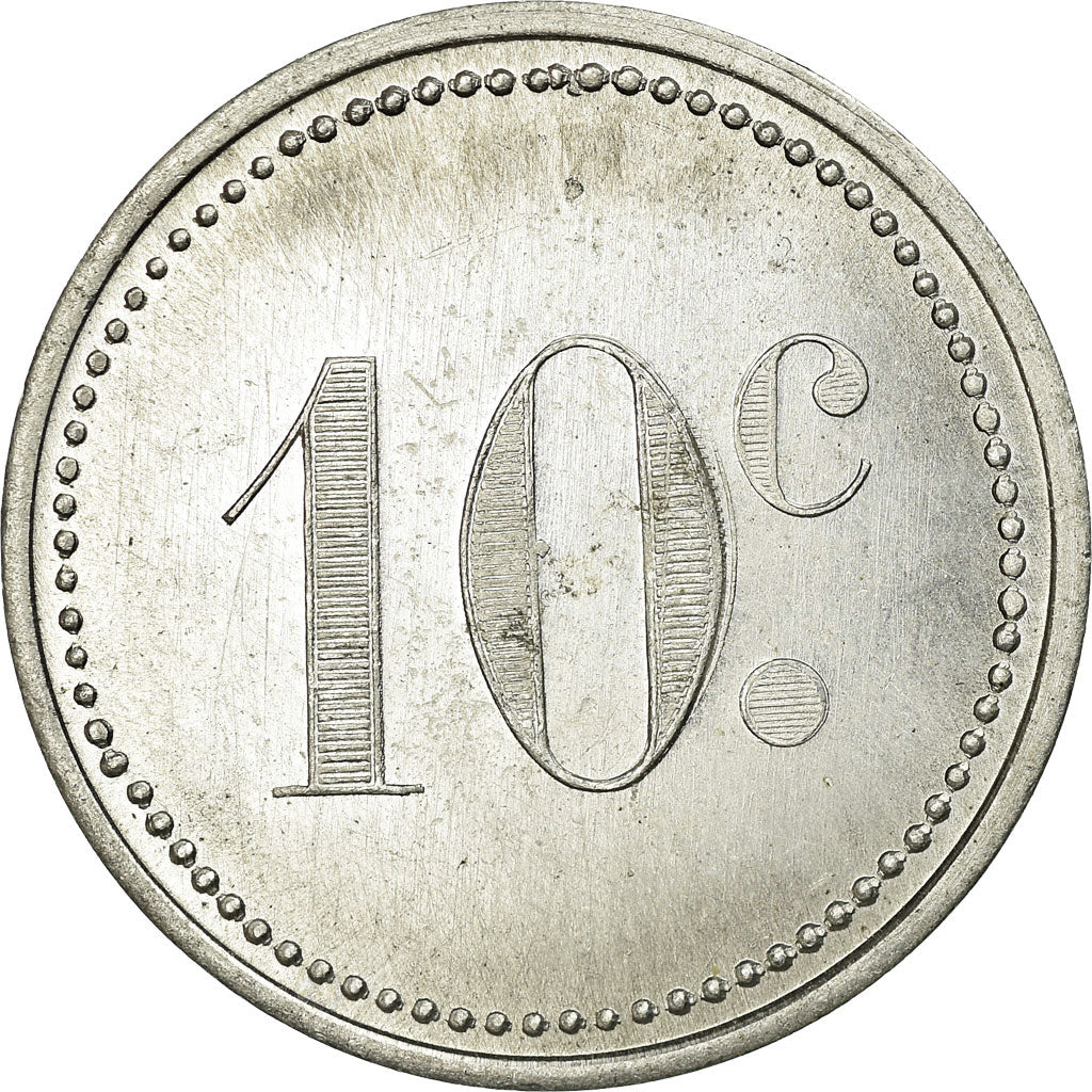 Moeda, França, Cercle de la Jeune France, Rougiers, 0.10 Franc, AU(55-58)