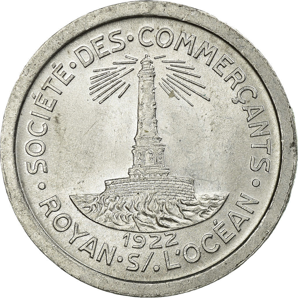 Moneta, Francia, Société des Commerçants, Royan, 5 Centimes, 1922, SPL