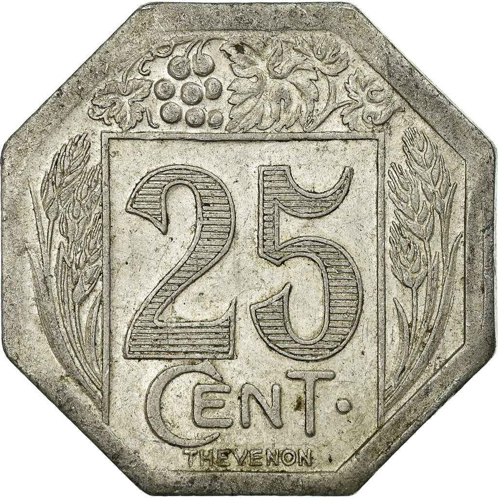 Monnaie, France, Société des Commerçants, Royan, 25 Centimes, 1922, TTB