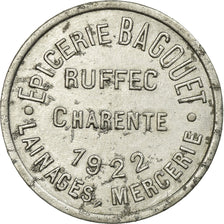 Moneta, Francia, Epicerie BAGOUET, Lainages, Mercerie, Ruffec, 10 Centimes