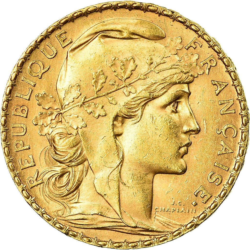 Münze, Frankreich, Marianne, 20 Francs, 1902, SS+, Gold, KM:847, Gadoury:1064