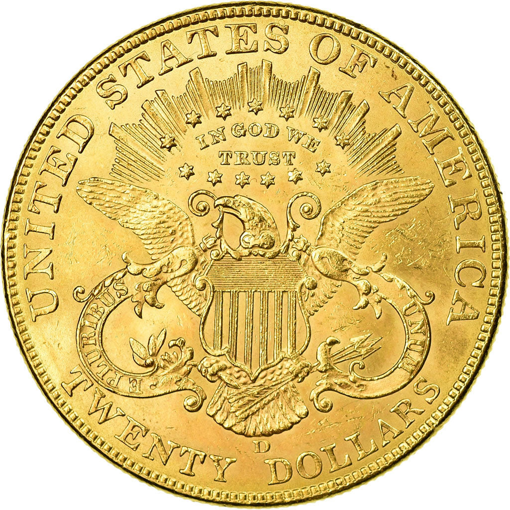 Moneta, USA, Liberty Head, $20, Double Eagle, 1907, U.S. Mint, Denver
