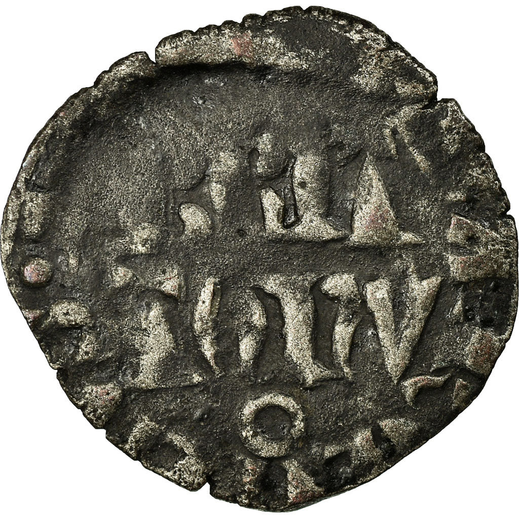 Monnaie, France, Bretagne, Charles de Blois, Double Denier, Guingamp, Très