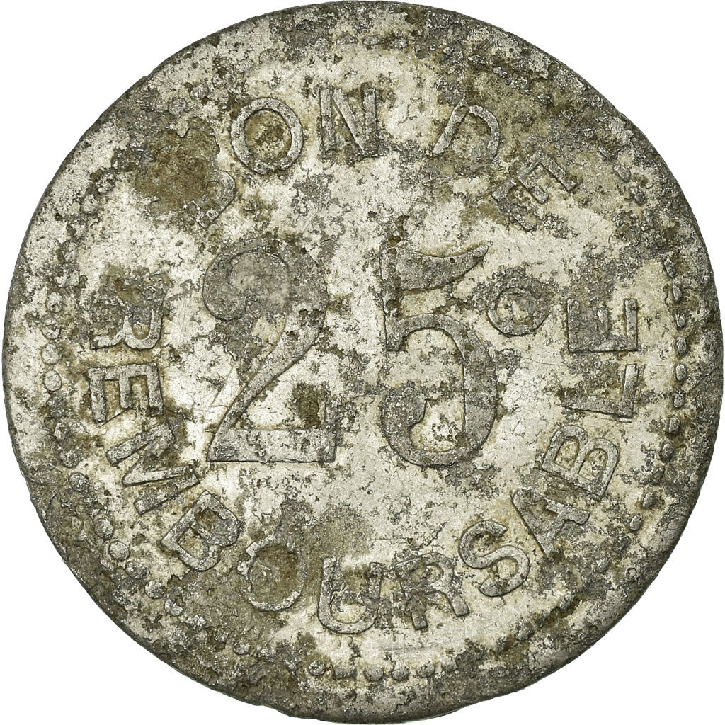 Moneta, Comore, Société Anonyme de la Grande Comore, 25 Centimes, MB