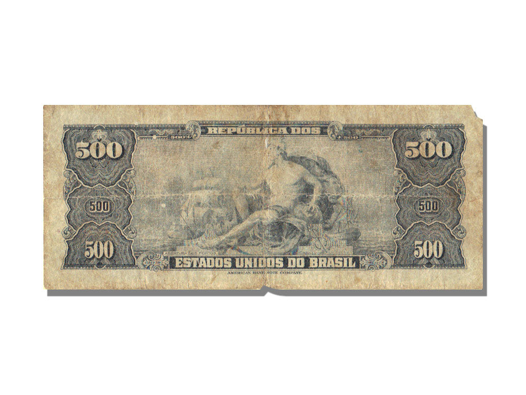Brazil, 500 Cruzeiros, VF(20-25)