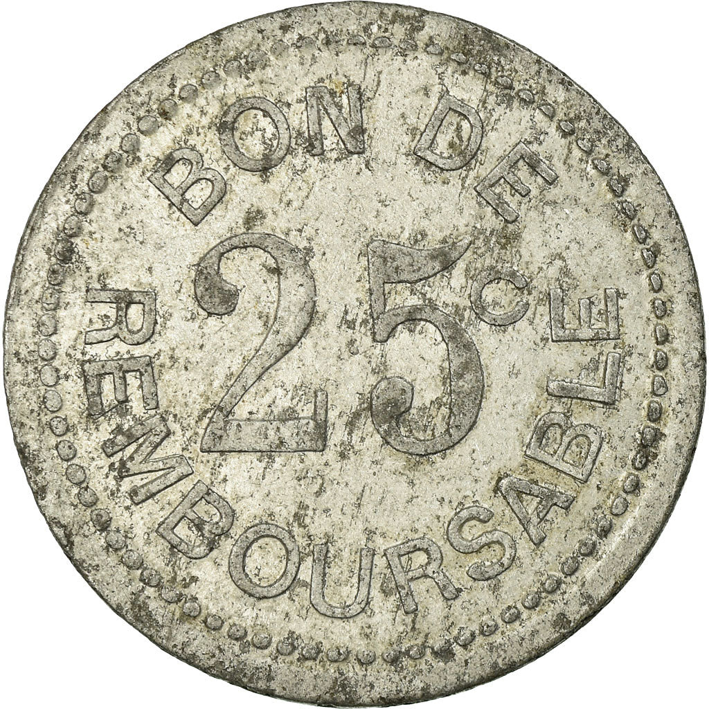 Coin, Comoros, Société Anonyme de la Grande Comore, 25 Centimes, EF(40-45)