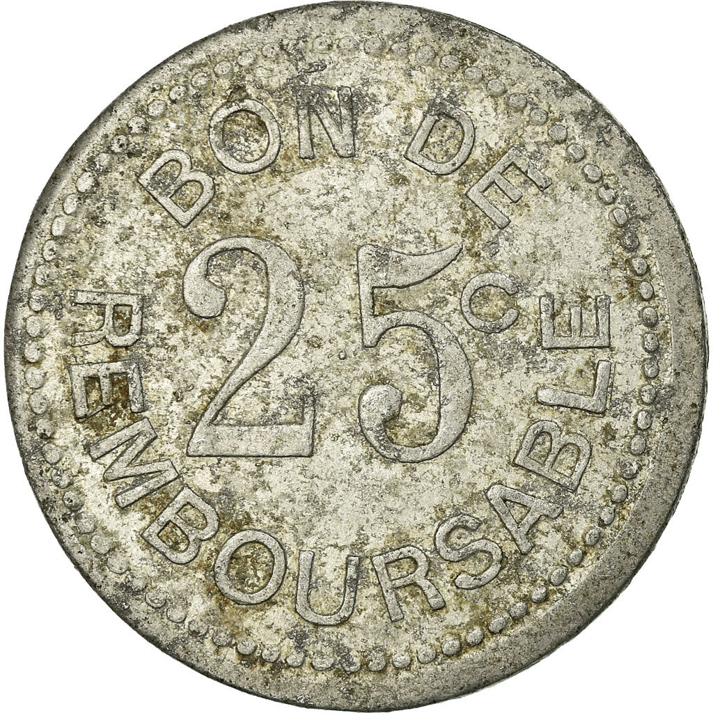 Coin, Comoros, Société Anonyme de la Grande Comore, 25 Centimes, EF(40-45)
