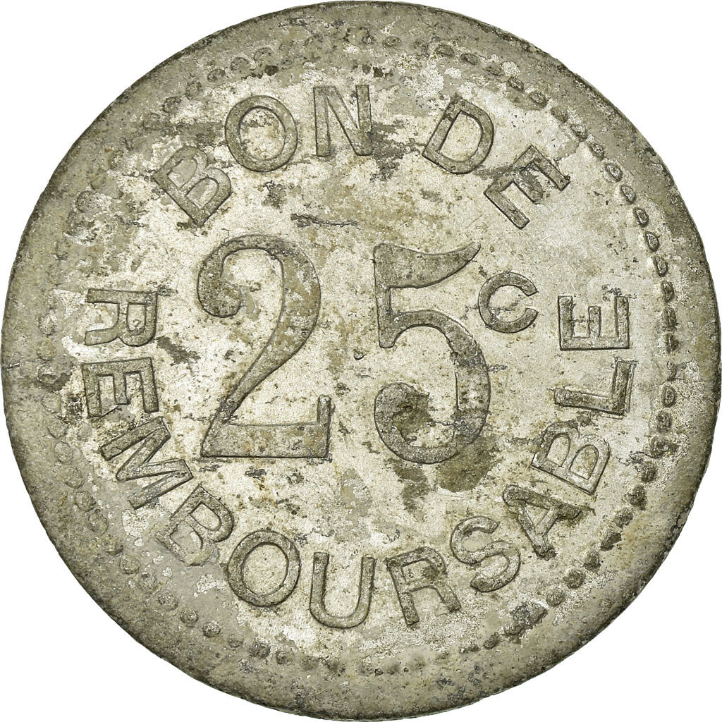 Coin, Comoros, Société Anonyme de la Grande Comore, 25 Centimes, EF(40-45)
