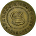 Moeda, França, Pharmacie MOURGUES, Ganges, 25 Centimes, AU(55-58), Latão