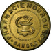 Moneda, Francia, Pharmacie MOURGUES, Ganges, 25 Centimes, EBC, Latón