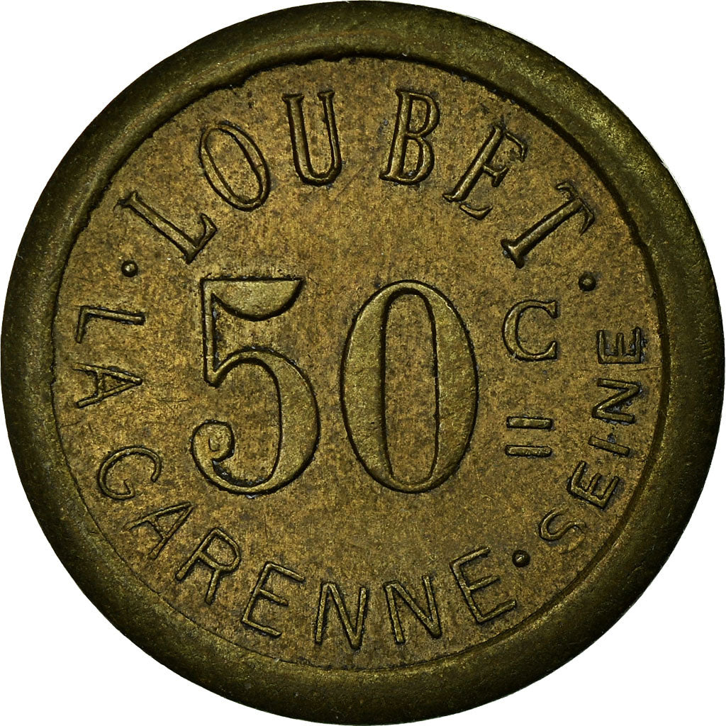 Francia, 50 Centimes, Slot Machine Token, Loubet, La Garenne, SPL-, Ottone