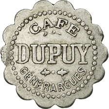 Moeda, França, Café DUPUY, Générargues, 10 Centimes, EF(40-45), Alumínio