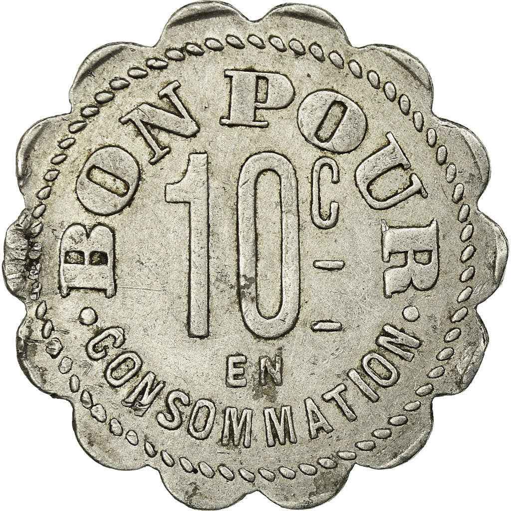 Moeda, França, Café DUPUY, Générargues, 10 Centimes, EF(40-45), Alumínio