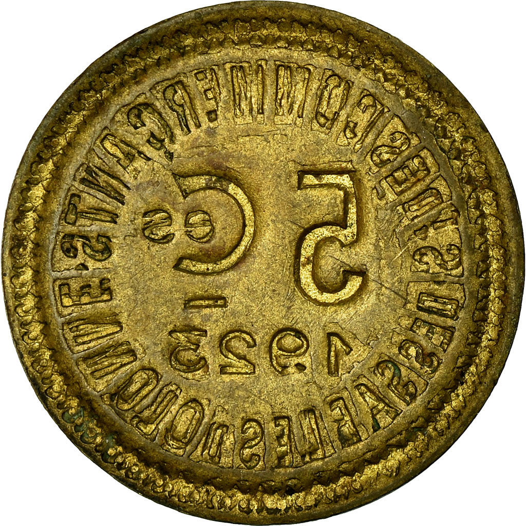 Coin, France, Société des Commerçants, Les Sables-d'Olonne, 5 Centimes, 1923
