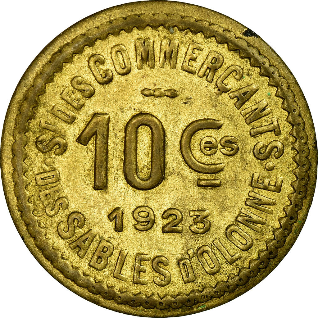 Moneta, Francia, Société des Commerçants, Les Sables-d'Olonne, 10 Centimes