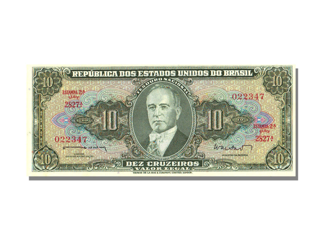 Brazil, 5 Cruzeiros, KM #176a, UNC(65-70), 2827A