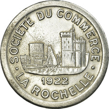 Coin, France, Société du Commerce, La Rochelle, 10 Centimes, 1922, AU(55-58)