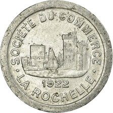 Coin, France, Société du Commerce, La Rochelle, 5 Centimes, 1922, AU(55-58)
