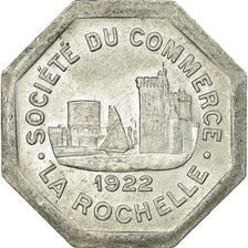 Munten, Frankrijk, Société du Commerce, La Rochelle, 25 Centimes, 1922, PR+