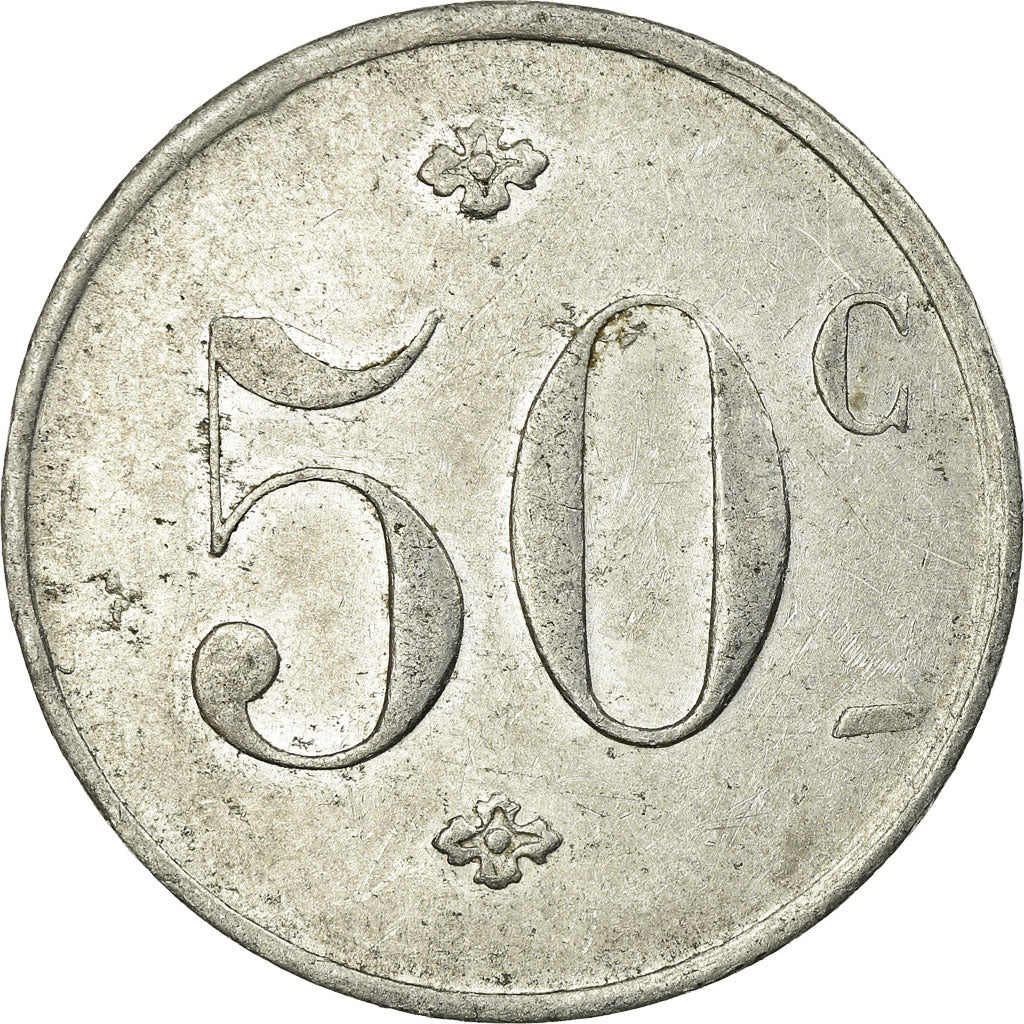 Monnaie, France, Royale Provence-Plage, Rognac, 50 Centimes, TTB, Aluminium