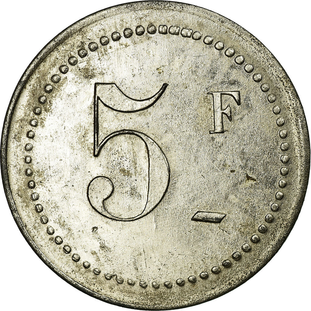 Münze, Frankreich, Royale Provence-Plage, Rognac, 5 Francs, SS+, Nickel plated