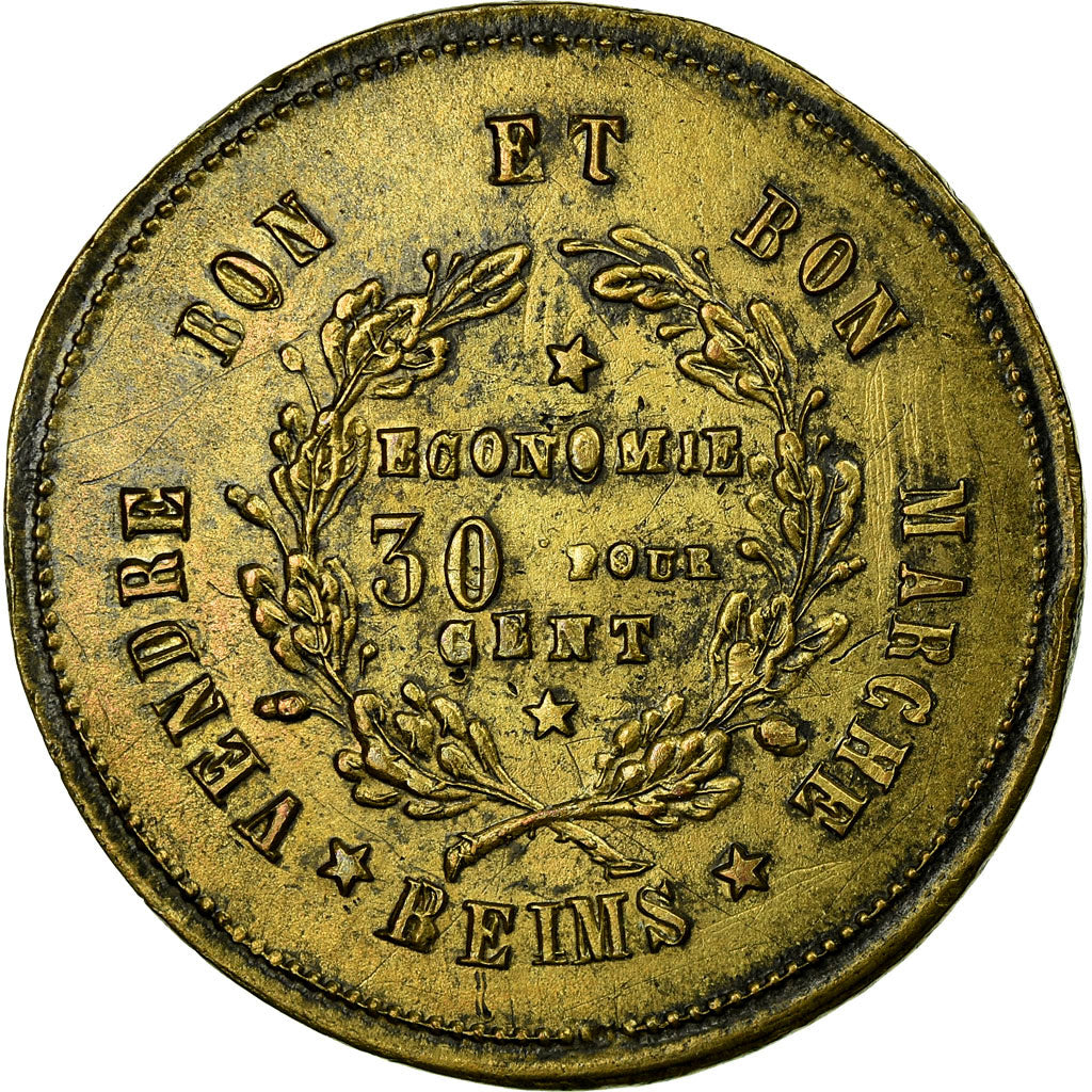 Francia, Advertising Token, A l'Hérissé, Chapellerie en face le Palais de