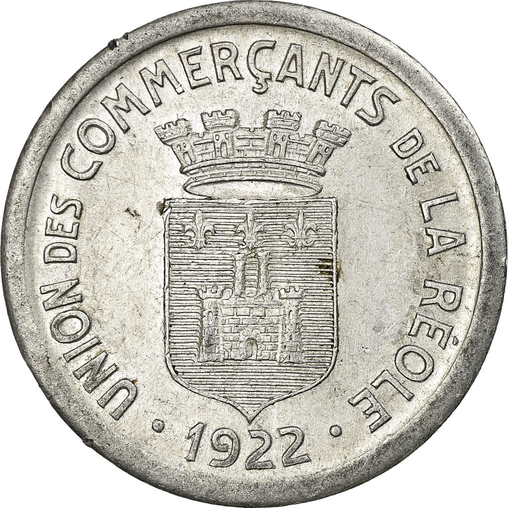 Monnaie, France, Union des Commerçants, La Réole, 10 Centimes, 1922, SUP