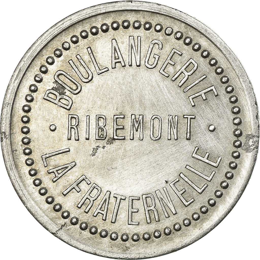 Monnaie, France, Boulangerie La Fraternelle, Ribemont, 1 Kilo, TTB, Aluminium