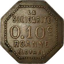 Moneta, Francia, Coopérative Civile La Solidarité, Roanne, 0.10 Centime, BB
