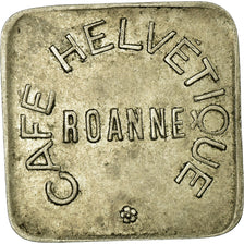 Münze, Frankreich, Café Helvétique, Roanne, 50 Centimes, SS+, Maillechort