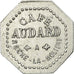Monnaie, France, Café AUDARD, Roche-La-Molière, 12-1/2 Centimes, SUP