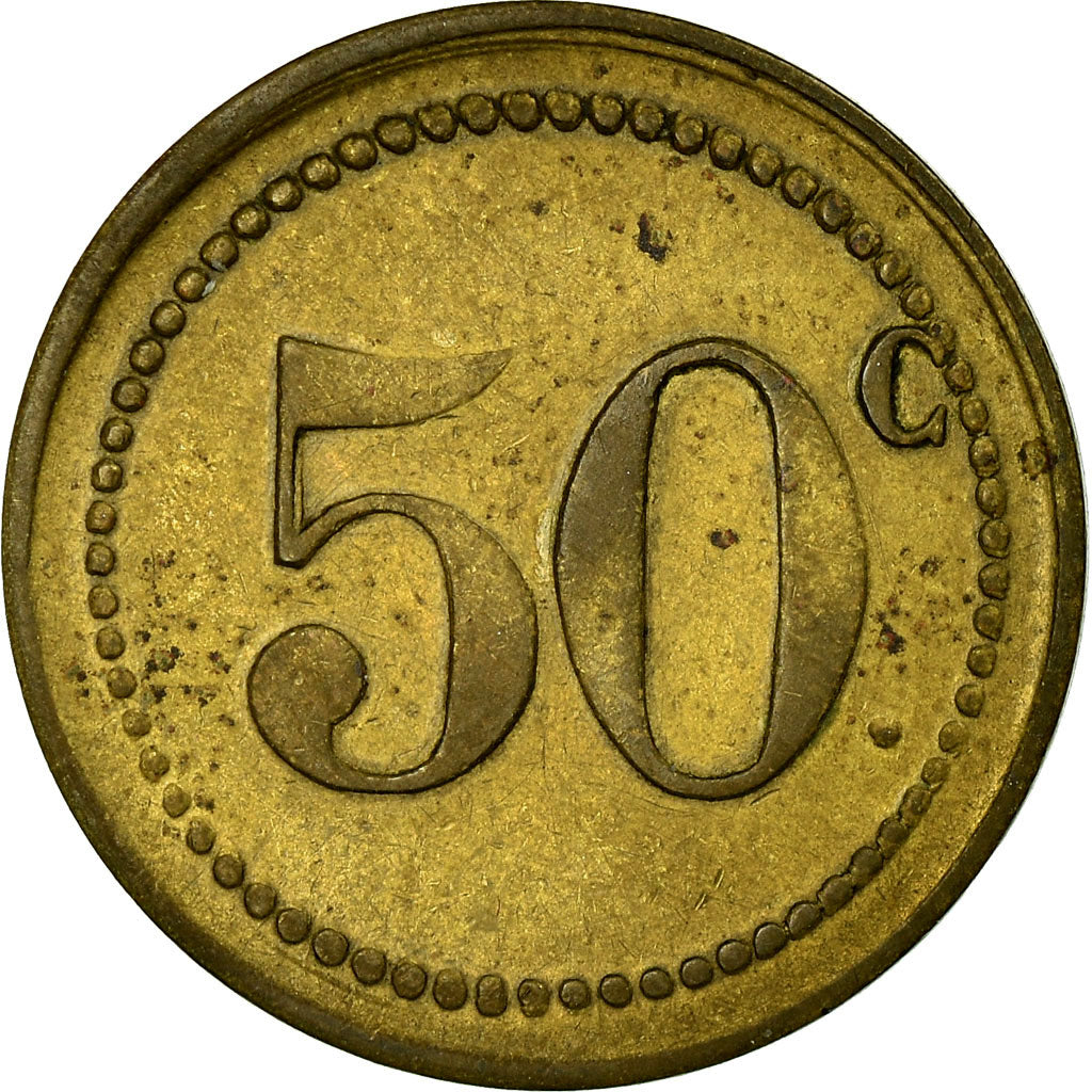 Moneda, Francia, Maison Camboulives, Cantinier, Rochefort-sur-Mer, 50 Centimes
