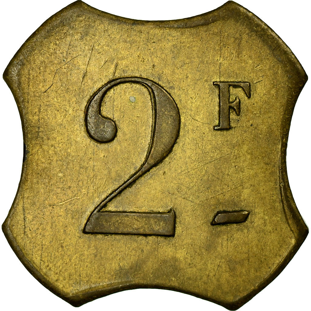 Moneta, Francja, Maison Camboulives, Cantinier, Rochefort-sur-Mer, 2 Francs