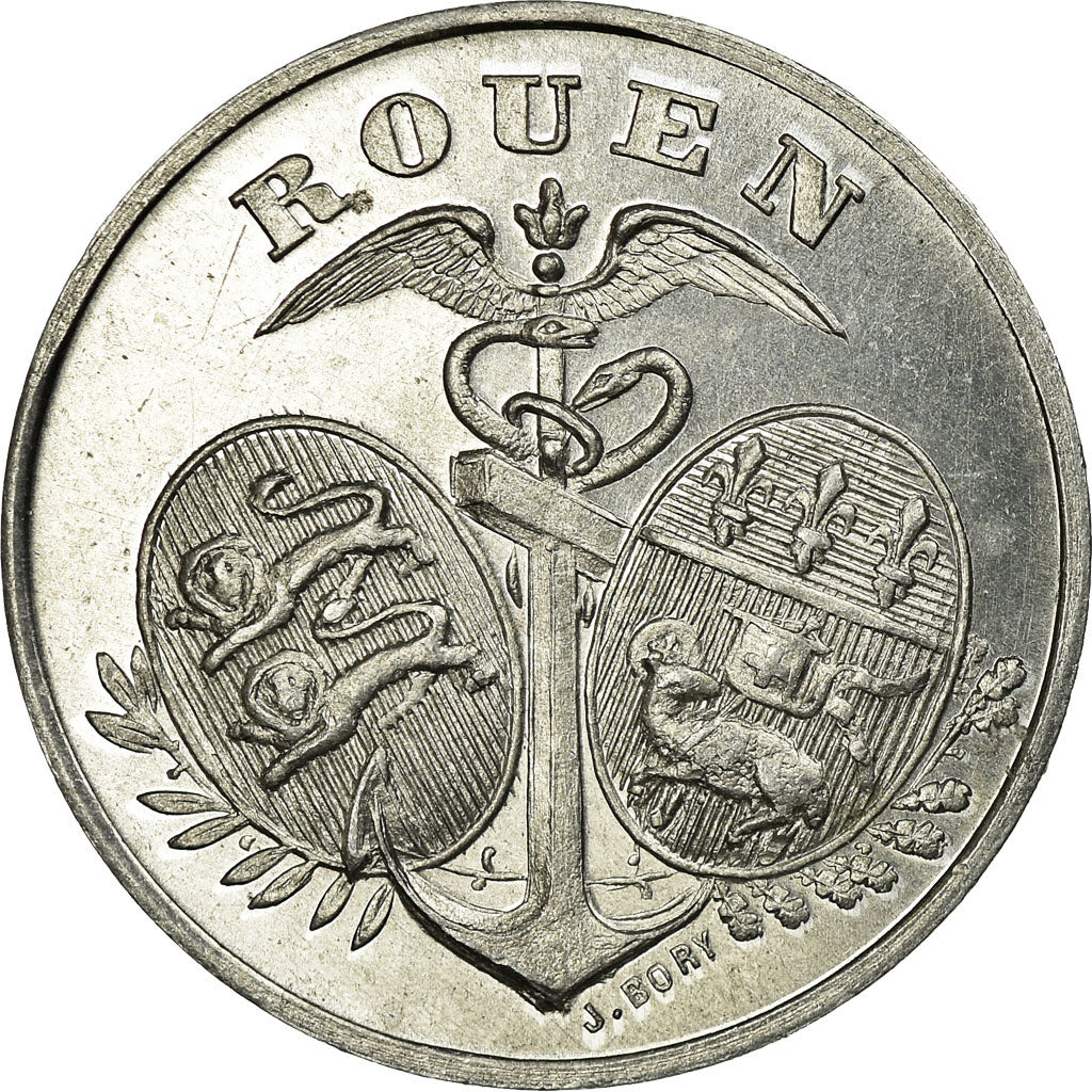 Münze, Frankreich, Chambre de Commerce, Rouen, 5 Centimes, 1918, UNZ