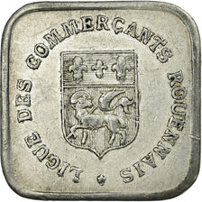 Moneta, Francia, Ligue des Commerçants, Rouen, 25 Centimes, 1920, BB