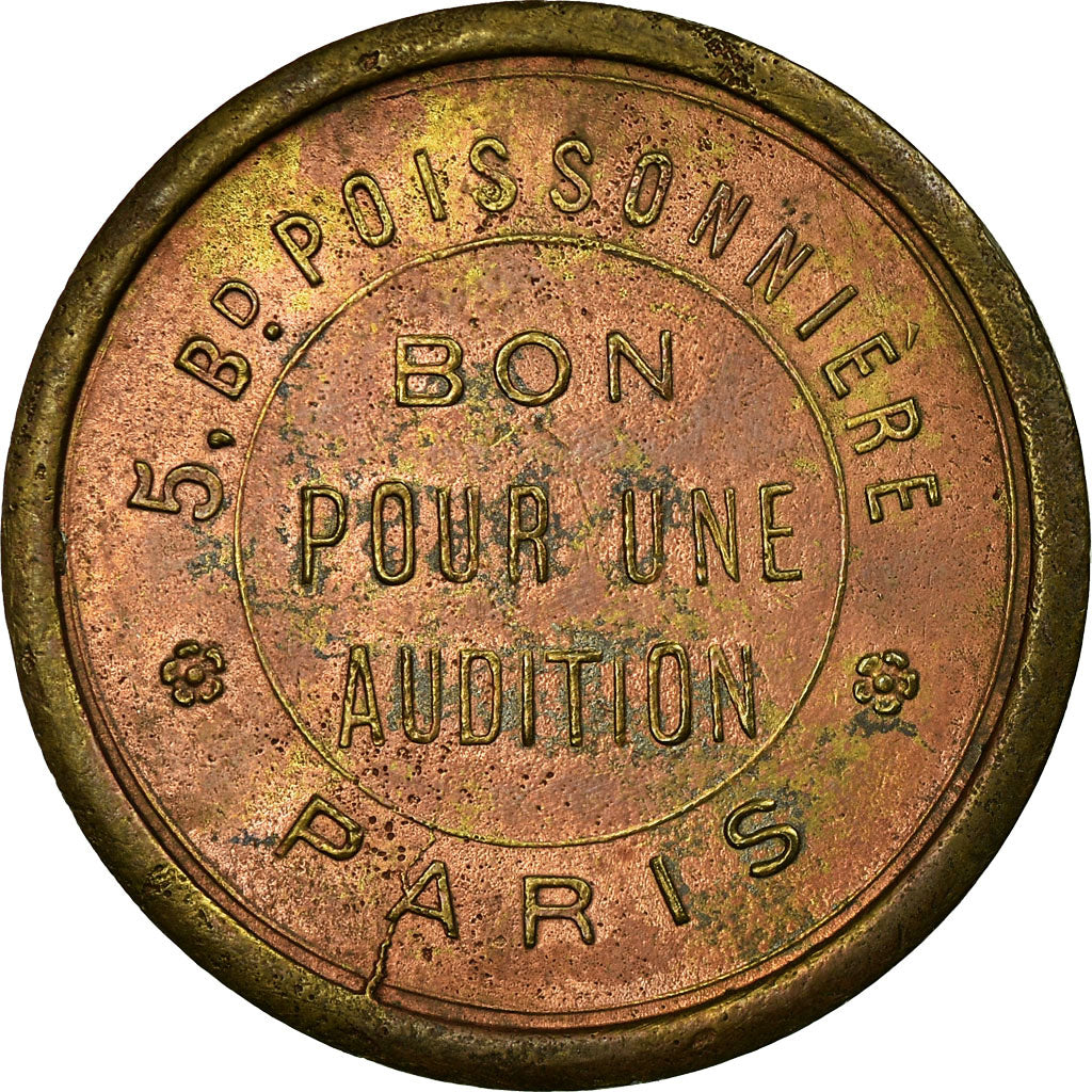 Francja, Token, Phonos Boulevard Paris, Bon pour une Audition, AU(55-58)