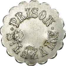 Monnaie, France, Prison St. Lazare, Paris, 1 Franc, TTB+, Aluminium, Elie:P245.7