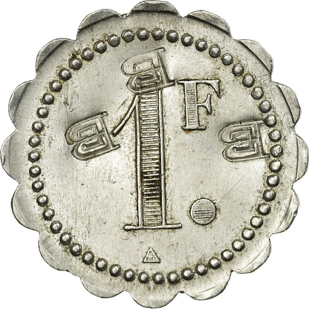 Monnaie, France, Prison St. Lazare, Paris, 1 Franc, TTB+, Aluminium, Elie:P245.7