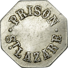 Münze, Frankreich, Prison St. Lazare, Paris, 2 Francs, SS, Aluminium
