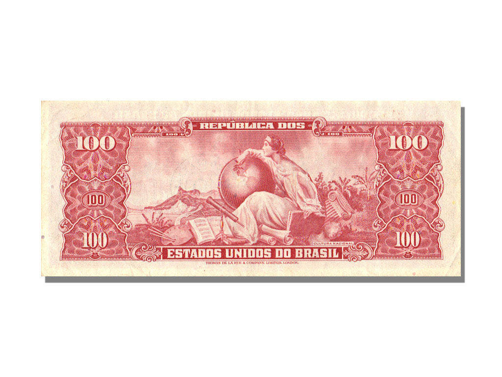 Brazil, 10 Centavos on 100 Cruzeiros, KM #185b, UNC(63), 1512A