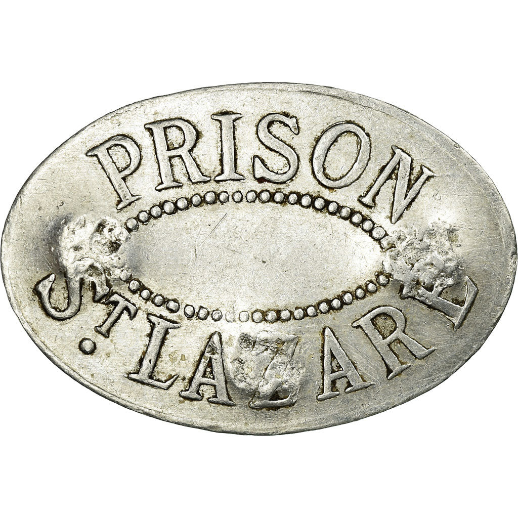 Monnaie, France, Prison St. Lazare, Paris, 1 Franc, TTB, Aluminium, Elie:P246.3