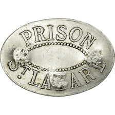 Monnaie, France, Prison St. Lazare, Paris, 1 Franc, TTB, Aluminium, Elie:P246.3