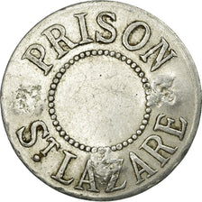 Monnaie, France, Prison St. Lazare, Paris, 2 Francs, TTB, Aluminium, Elie:P246.4