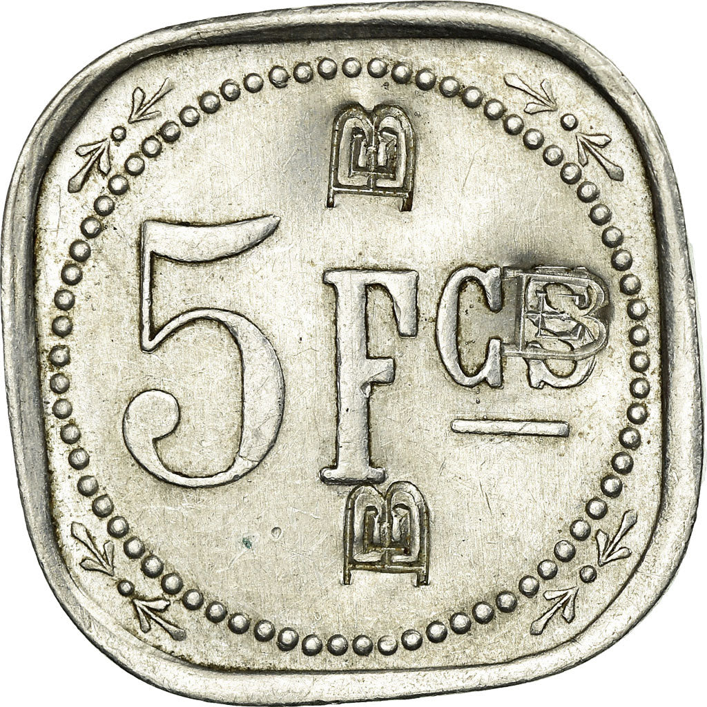 Moneta, Francia, Prison St. Lazare, Paris, 5 Francs, BB, Alluminio, Elie:P246.5