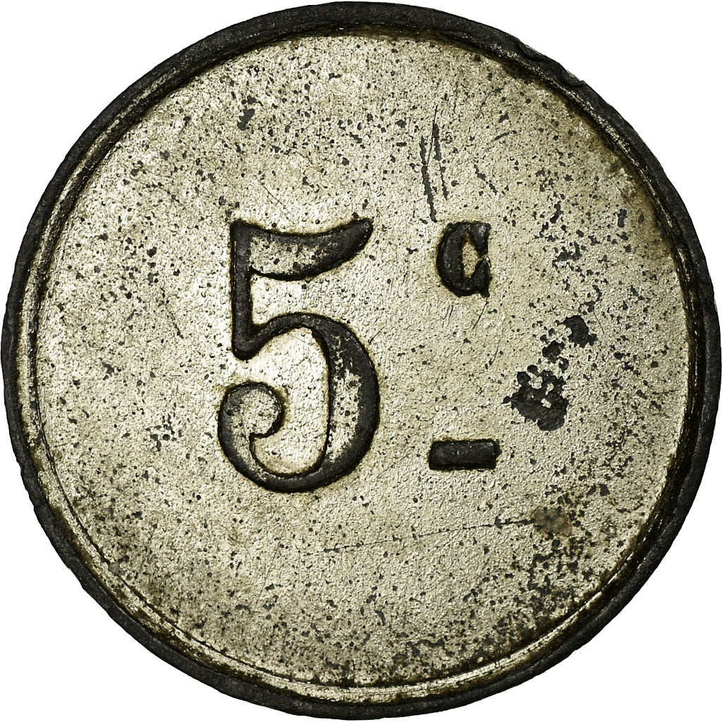 Moneta, Francia, Approvisionnements Généraux, MICHAU, Pussay, 5 Centimes, BB