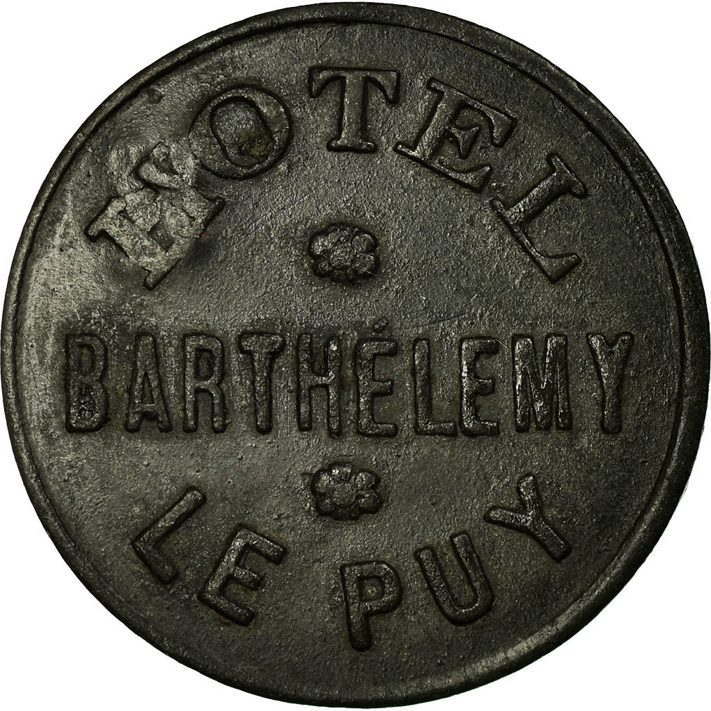 Münze, Frankreich, Hôtel BARTHELEMY, Le Puy, 5 Centimes, SS, Zinc, Elie:65.1