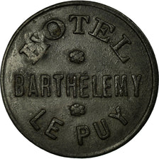 Münze, Frankreich, Hôtel BARTHELEMY, Le Puy, 5 Centimes, SS, Zinc, Elie:65.1
