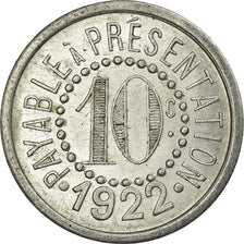 Monnaie, France, Galeries Modernes, G. PEYRIERE, Réalmont, 10 Centimes, 1922