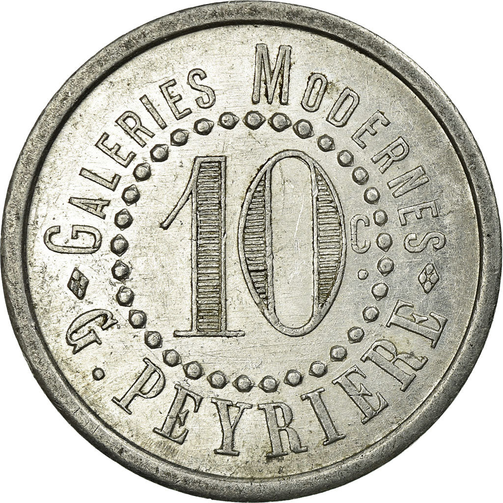 Monnaie, France, Galeries Modernes, G. PEYRIERE, Réalmont, 10 Centimes, 1922