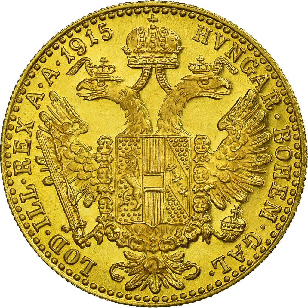 Moneda, Austria, Franz Joseph I, Ducat, 1915, Vienna, Official restrike, SC